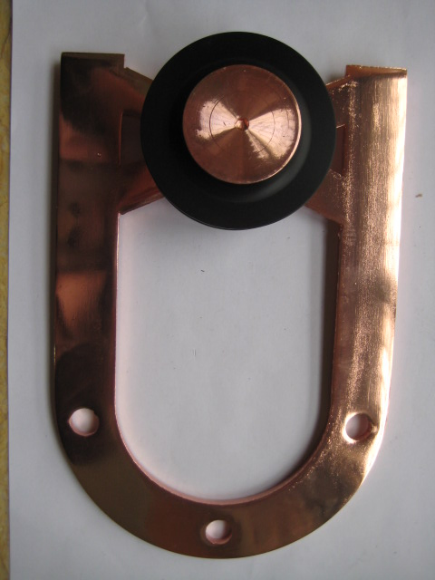 Horse Shoe Steel Sliding Barn Door Hardware Kit