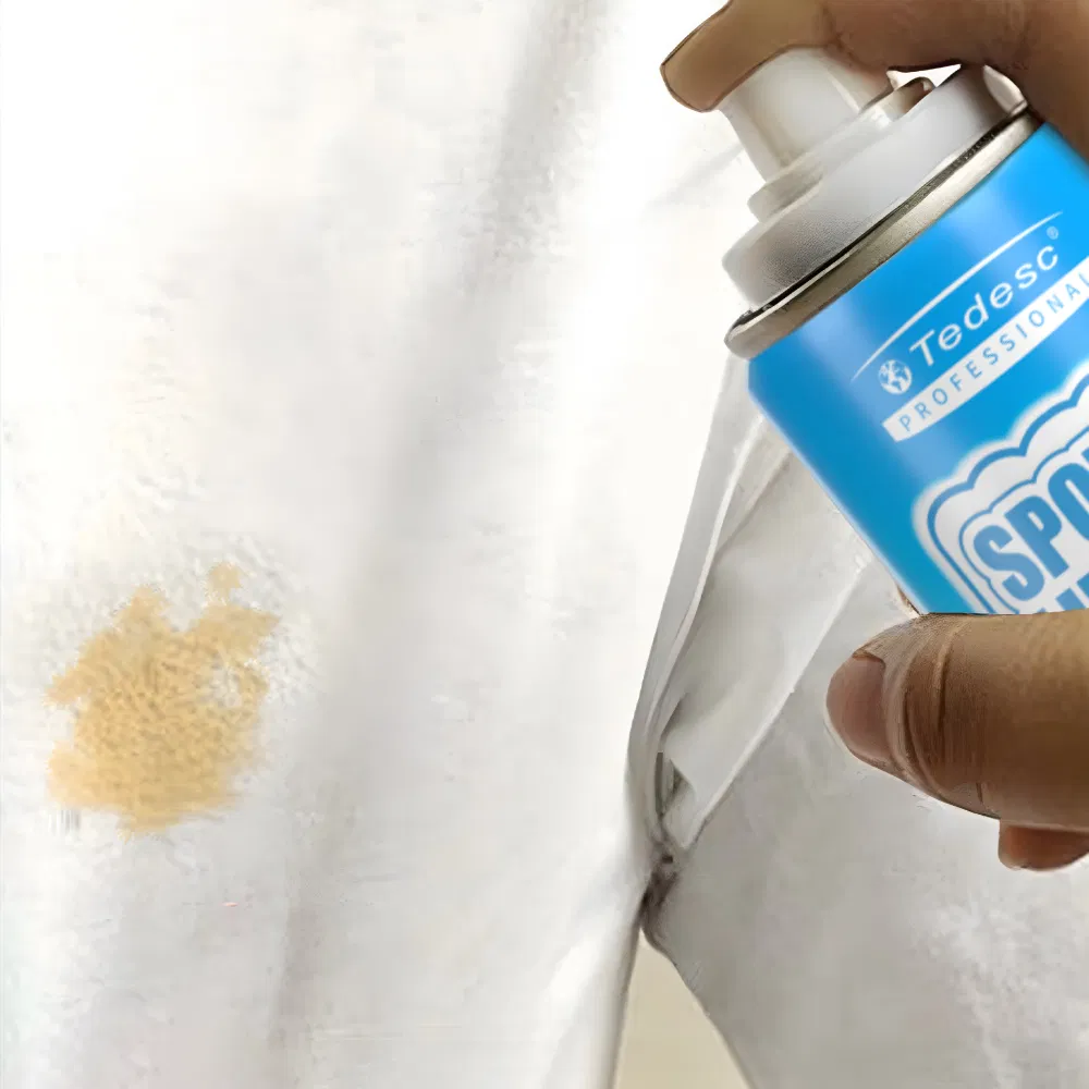 Dry White Powdered Aerosol Stain Remover Spot Remover Aerosol Stain Lifter