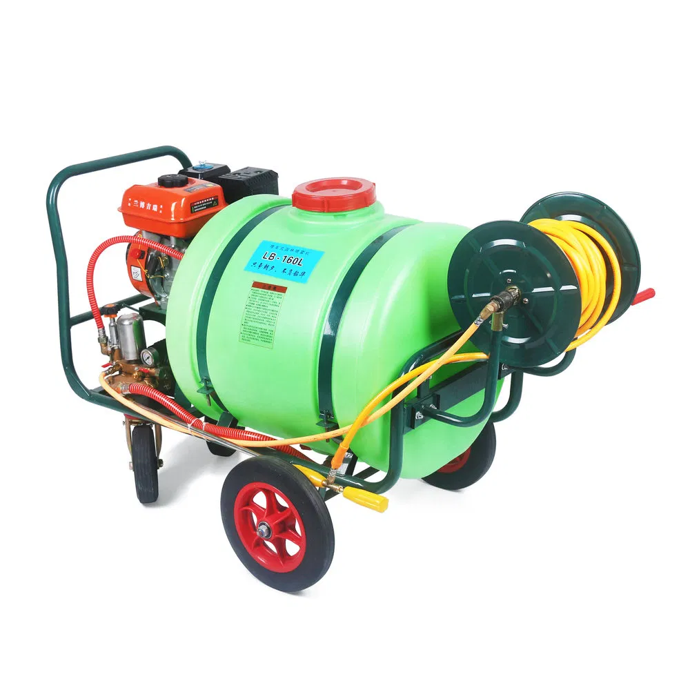Wide Applicability Sturdy Cart-Style Gasoline High-Pressure Garden Sprayer for Sanitation Cleaning