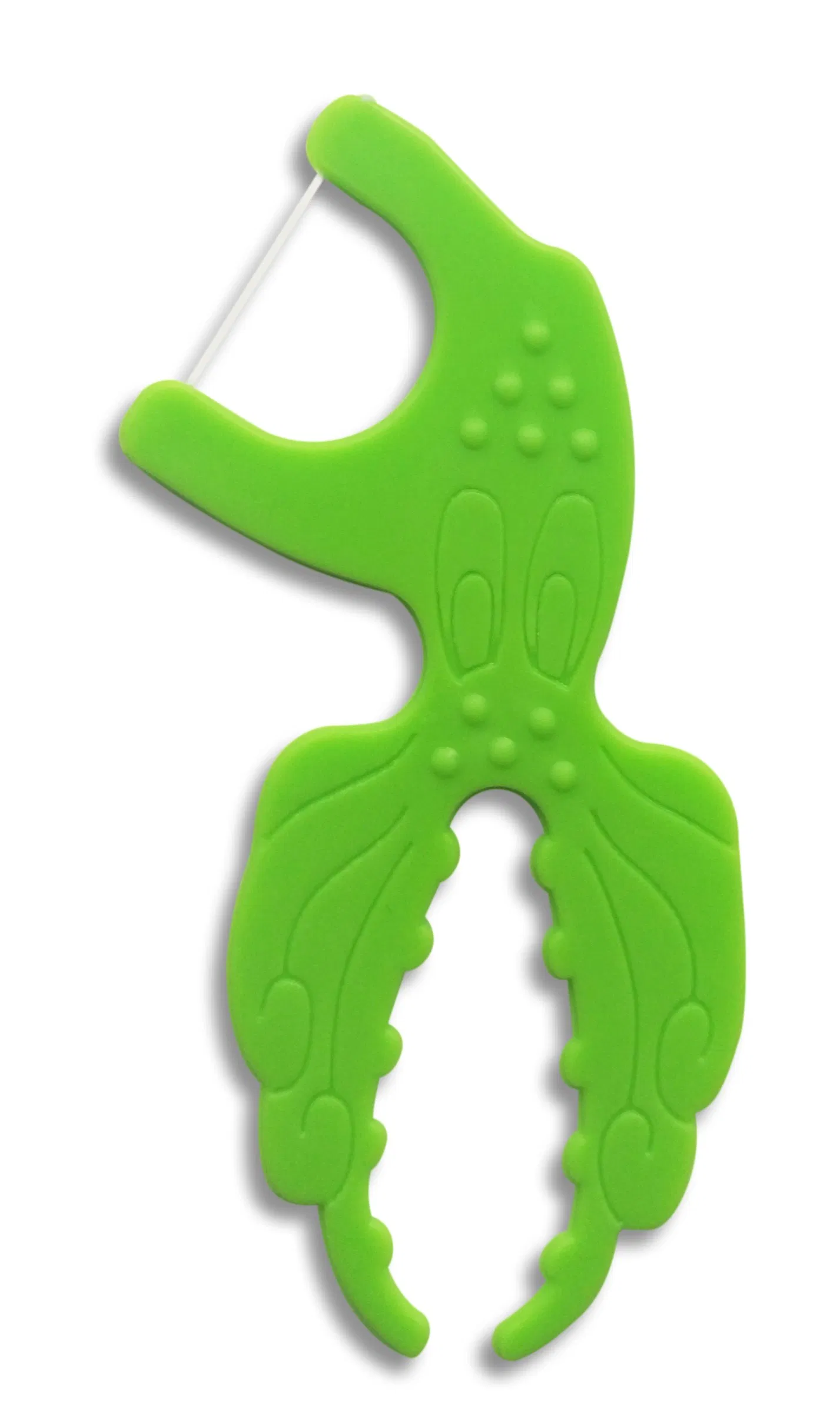 Kids Flosspicks /Floss Pick in Cute Shape/Private Label with UHMWPE Dental Floss and Customized Package