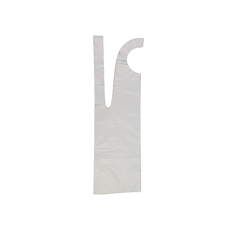 Stylish Transparent PE Apron for Cooking, Unisex Design