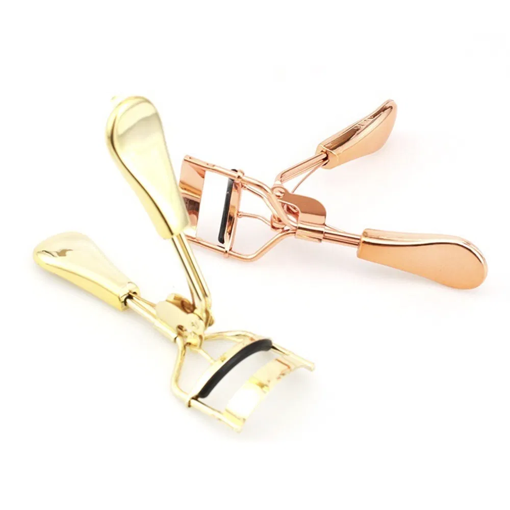 Shinny Sliver Gold Color Manual Portable Metal Eyelash Curler