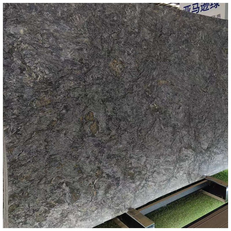 Brazilian Luxury Metalicus Exotic Granite Slabs for Countertops and Wall