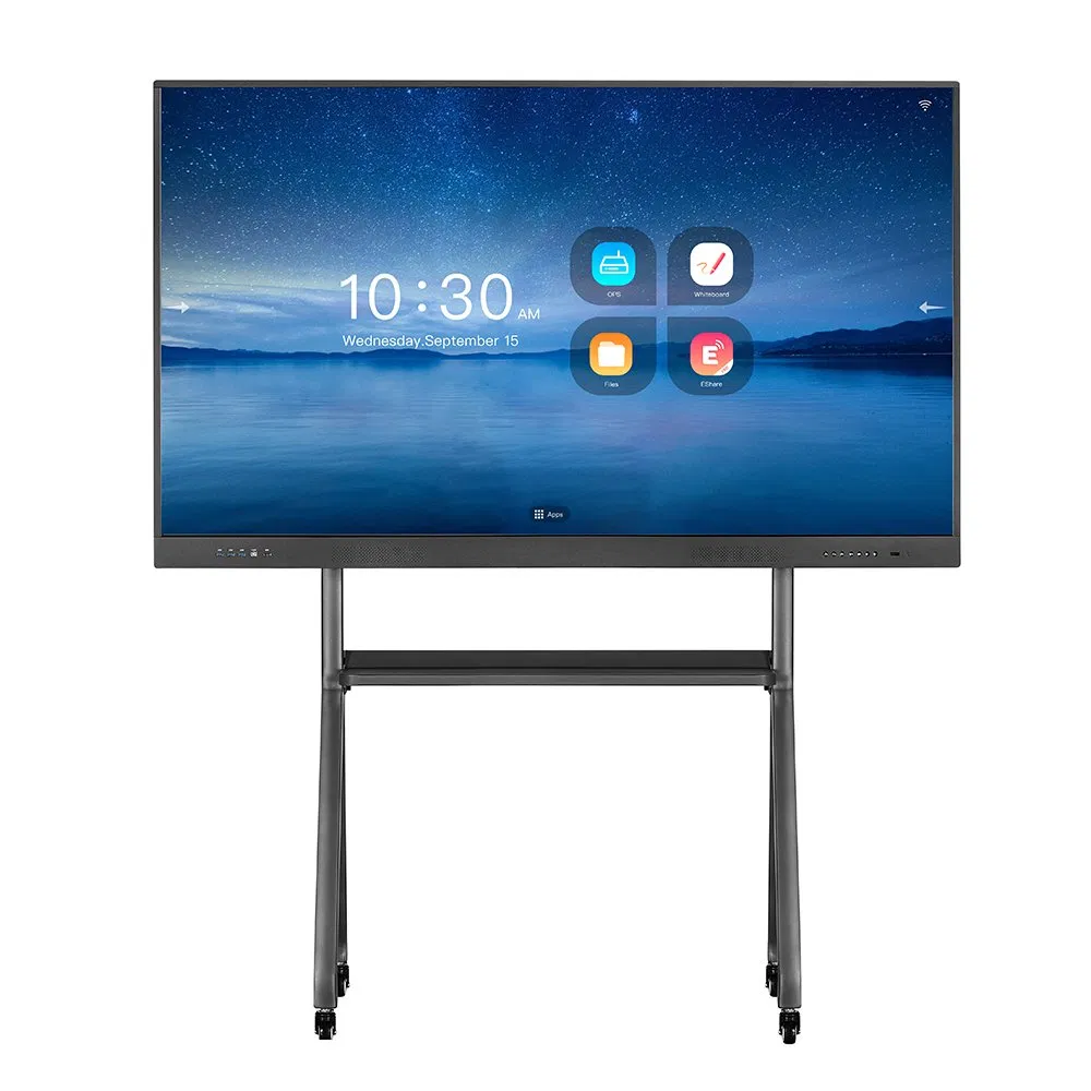 98 110 Inch Interactive Flat Panel Mobile Stand TV Support Floor Stand