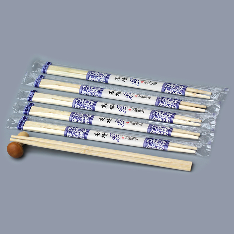 Japanese Cuisine Eco-Friendly Disposable Bamboo Twin Chopstick