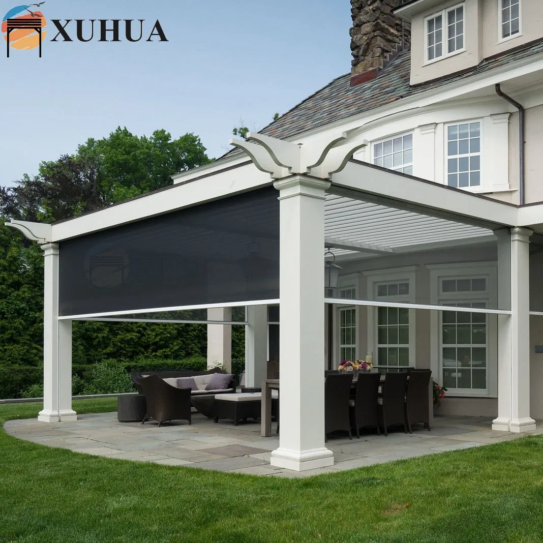 Xuhua China Wholesale Outdoor Motorized Windproof Smart Remote WiFi Control Roller Blind