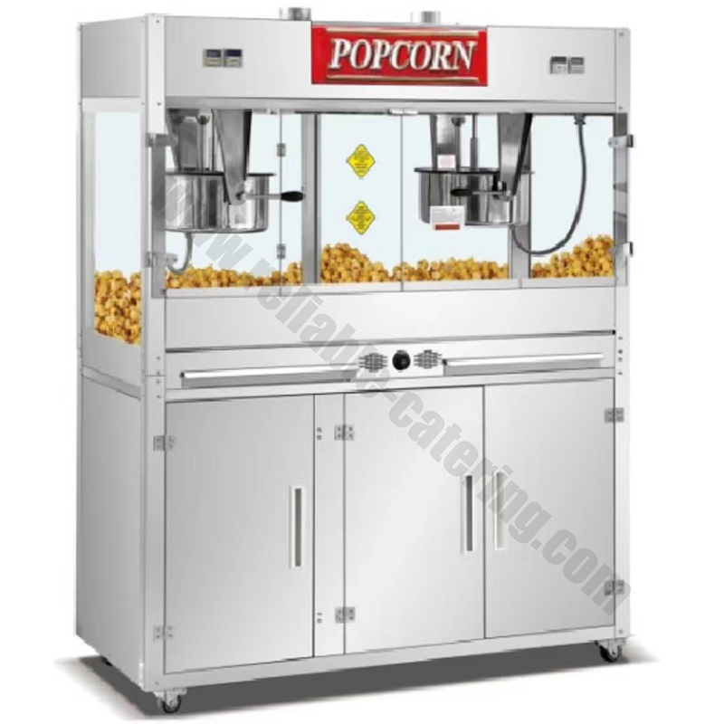 Commercial Popcorn Machine Price - Industrial Popcorn Maker with Multi-Color Flavor Drum Caramel Mushroom Popper for Cinemas, Snack Stores Food Trailers