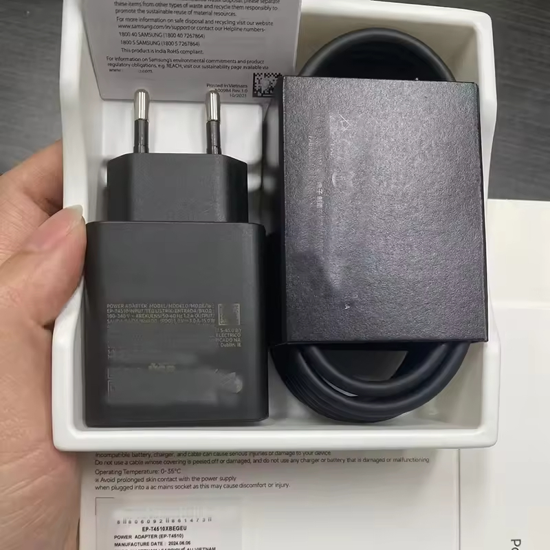 Original Quality Ept4510 45W Adapter Charger Type C Wall Charge USB-C Super Fast Charger for Samsung Galaxy S24 S22 S23 Ultra