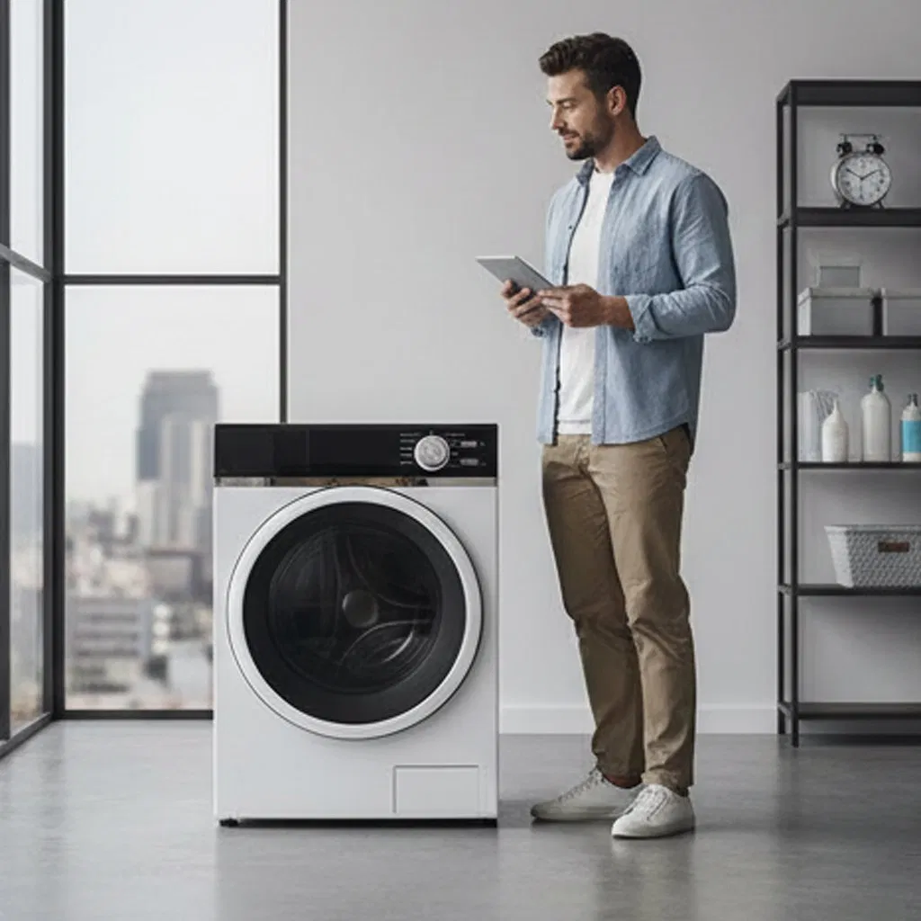 13 Kg High Capacity Front Loading Washing Machine with Smart Touch Display