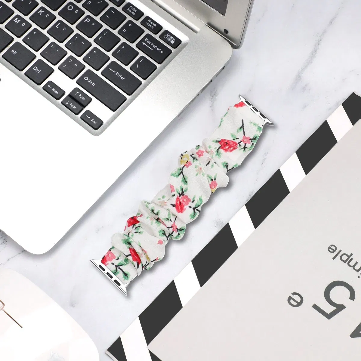 Эластичный ремешок для iWatch из ткани, разноцветный