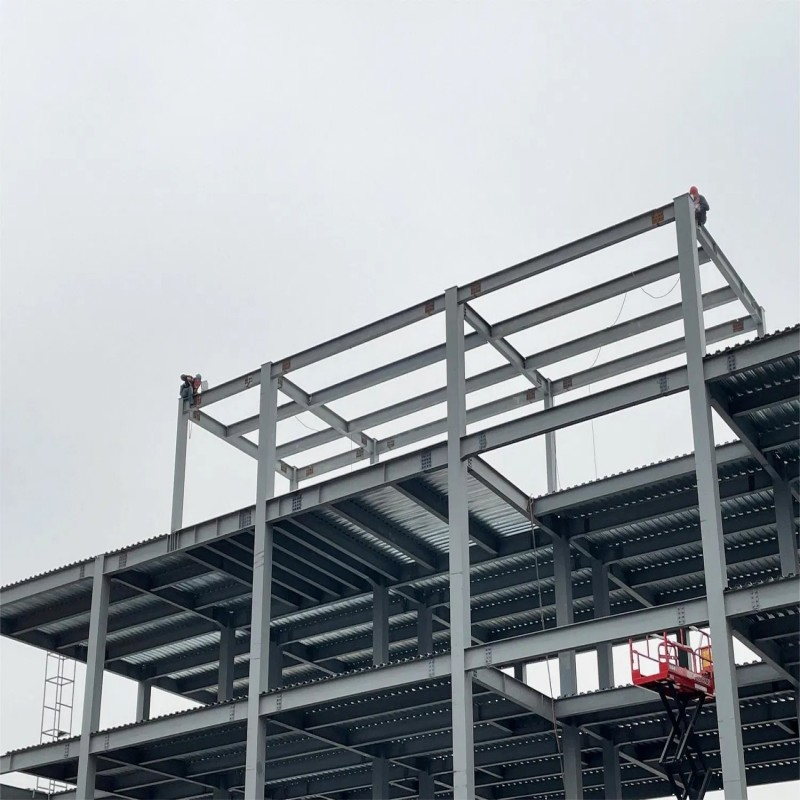 Customized Column Ridge China Steel Structure Metal Building for Sale