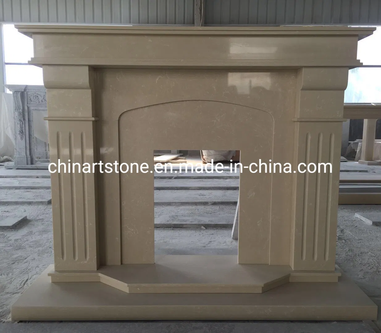Simple Fireplace for House Decoration