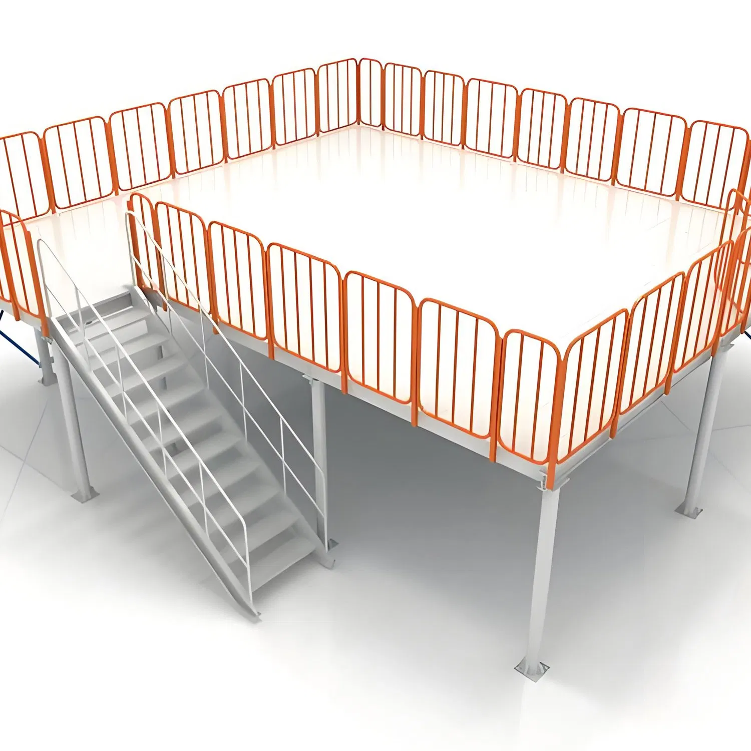 Durable Steel Platform for Reliable Industrial Applications and Heavy Loads