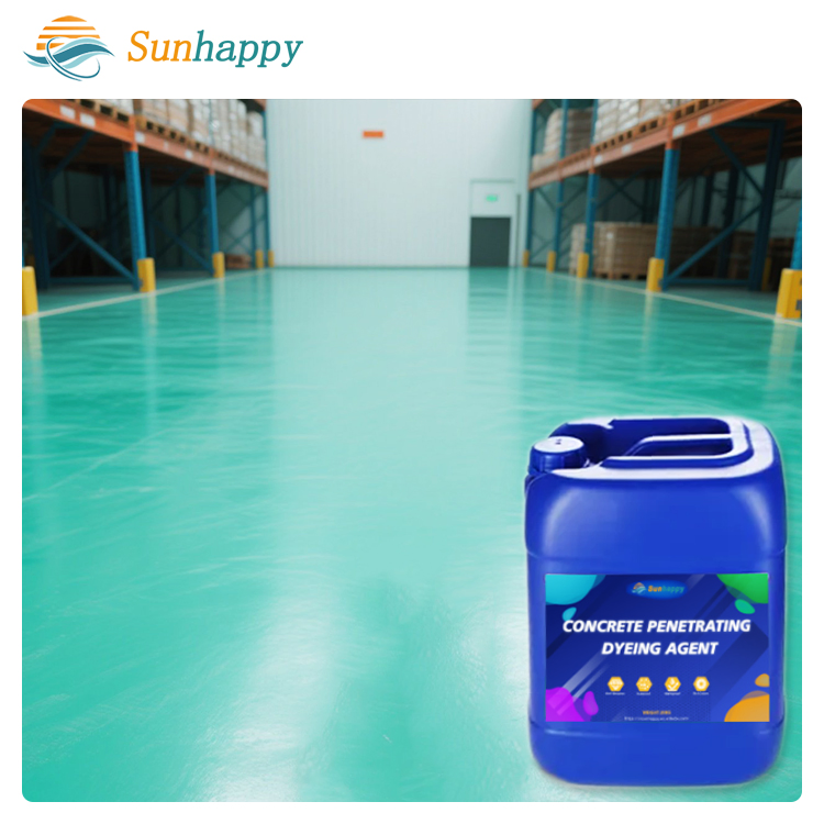 Long-Lasting Results Concrete Stain Coloring for Agent Warehouse Logistics Center Durable Wear Resistance Concrete Dyeing Agent