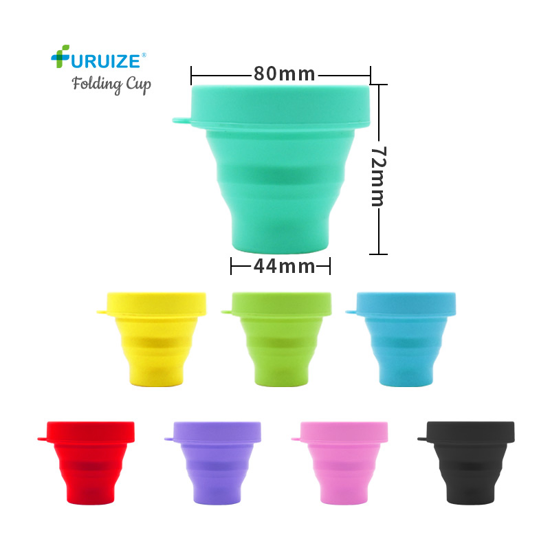 170ml Foldable Travel Silicone Menstrual Cup Sterlizer Folding Cup