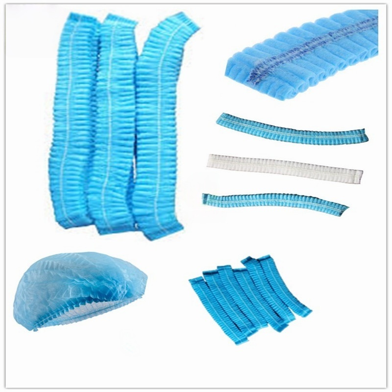 Disposable Anti-Dust Single/Double Elastic Customized Bouffant Head Cover Nurse Mob Mop Cap Clip Cap
