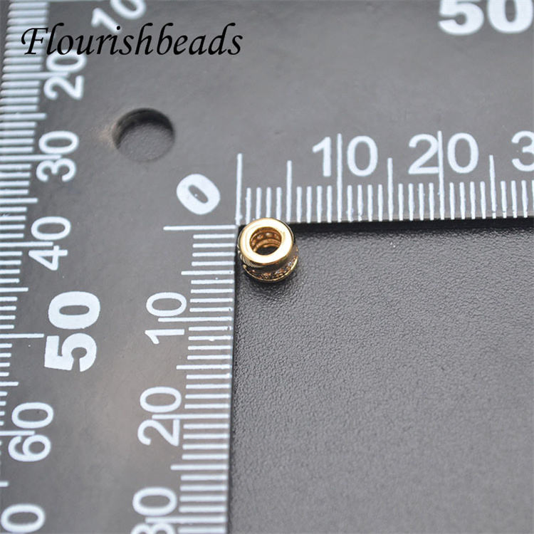 Jewelry Bracelet Accessories Nickel Free Color Remain 18K Gold Plated Beads