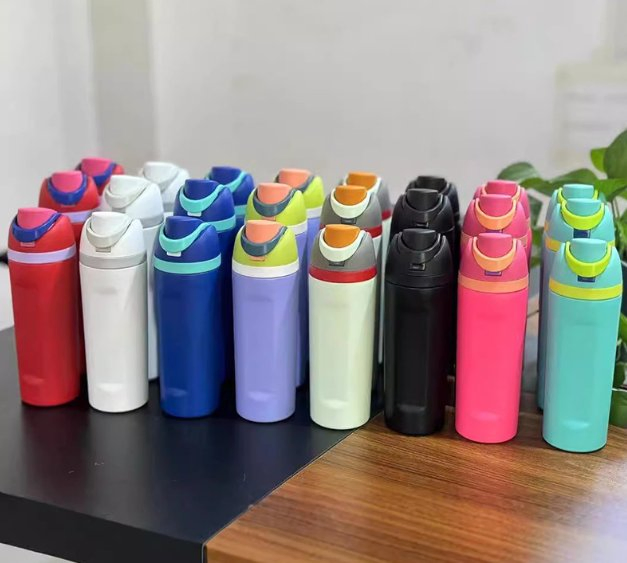 New Hot Selling Insulated 19oz 24 Oz 32 Oz BPA Free Stainless Steel Water Bottle with Straw