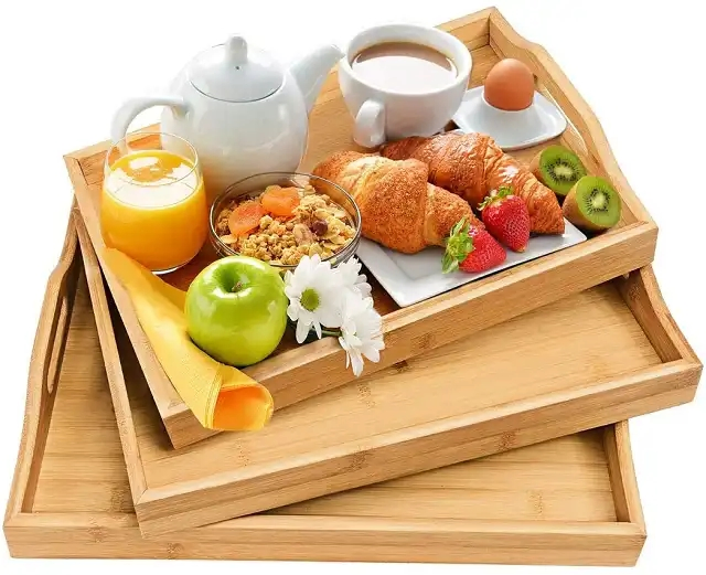 Kinds of Size and Style Food Grade Bamboo Tray Board Can Customized