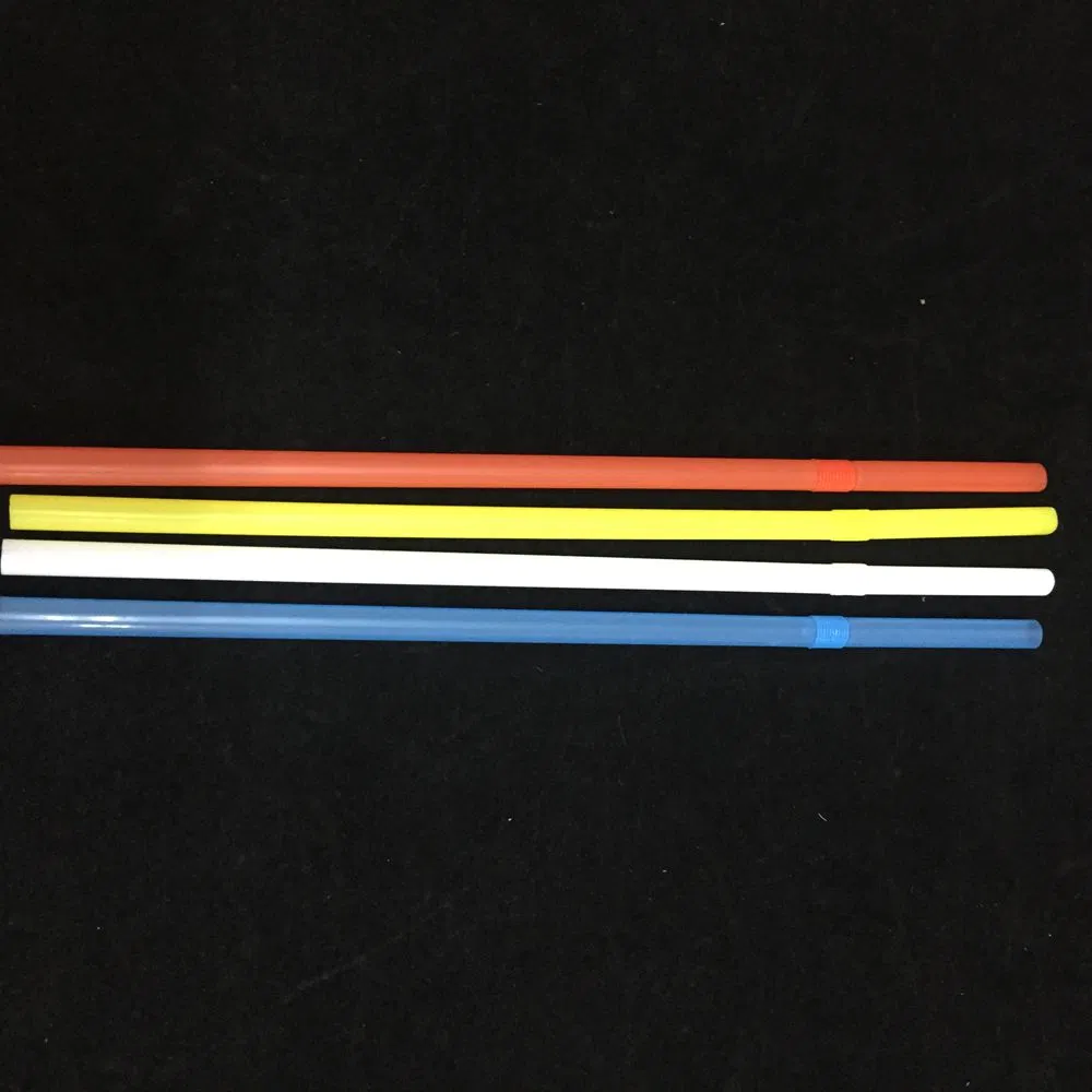 Reusable Bendy Plastic Straws Made of Food Grade Polypropylene for Hot Drinks
