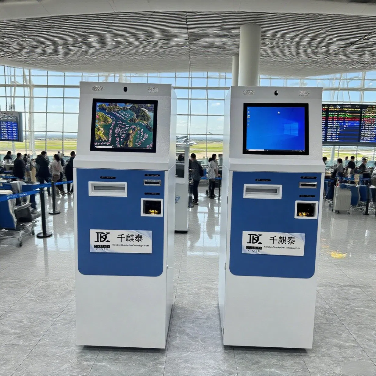 High Speed Automatic Banknote Deposit Machine Cash Dispenser Self Service ATM Kiosks with Touch Screen