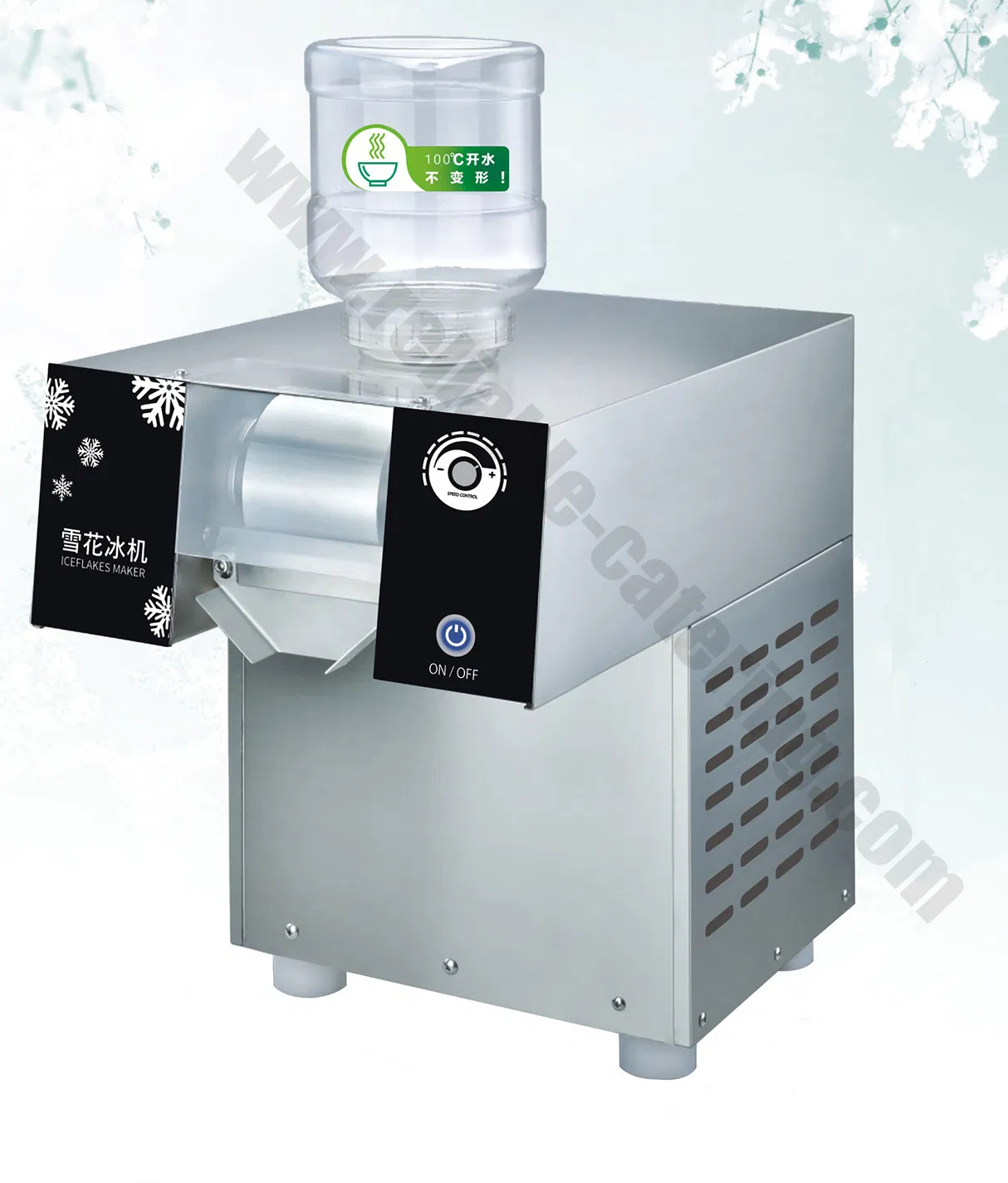 Snow Ice Machine Shaved Ice Machine Fully Automatic Industrial Snowflake Ice Maker with Energy-Saving and Smart Temperature Control