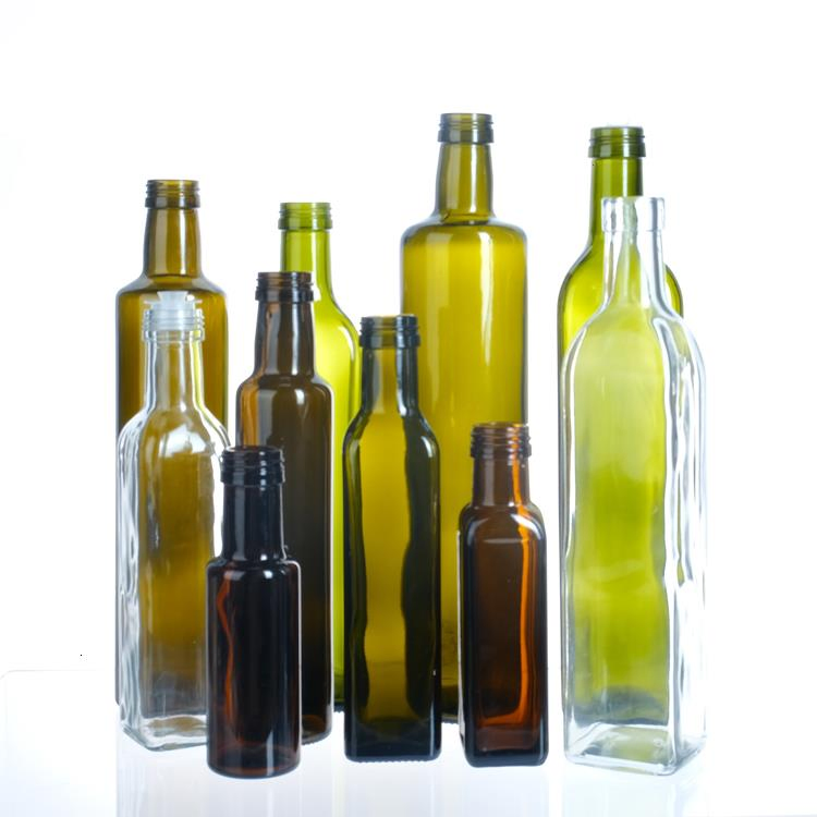 Eco-Friendly 500ml and 1000ml Amber Glass Olive Oil Bottles
