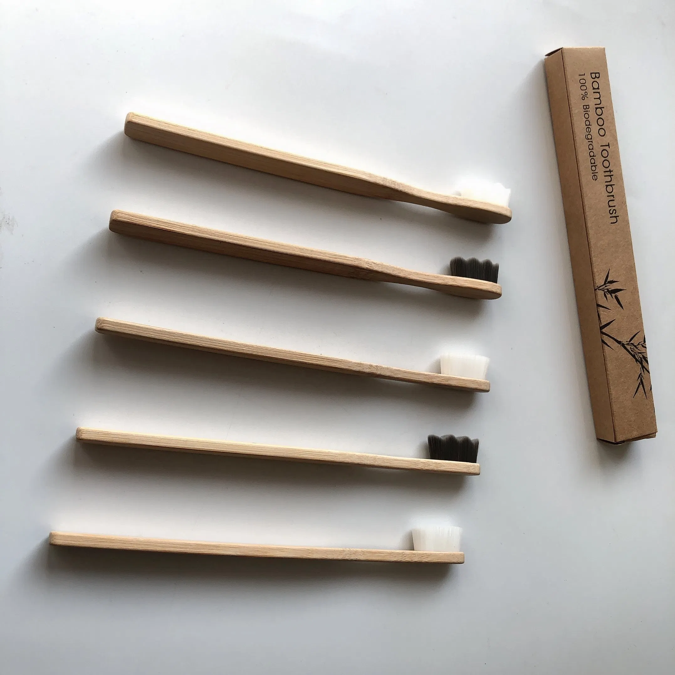 Hotel Amenities Super Soft Bristle Bamboo Toothbrush