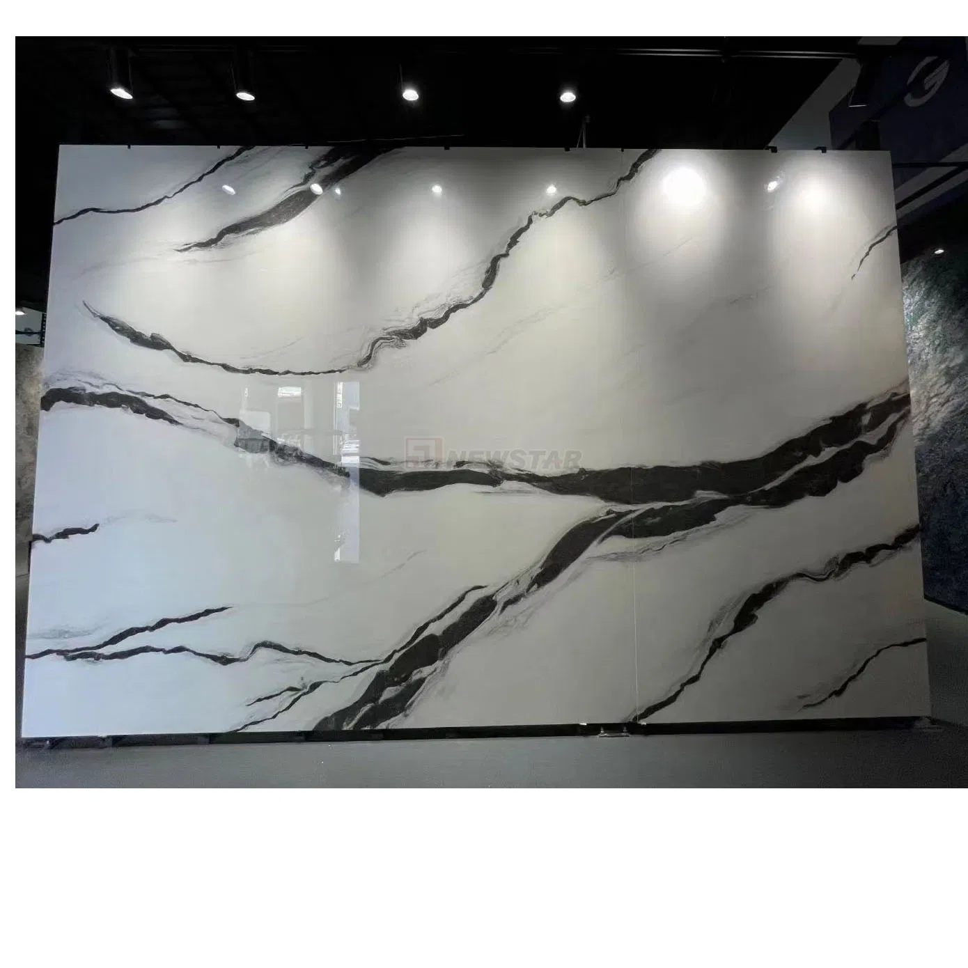 2024 New Modern Classical Sintered Stone Tiles for Interior Floor Polished Kitchen Countertop Island Sintered Stone Big Slab