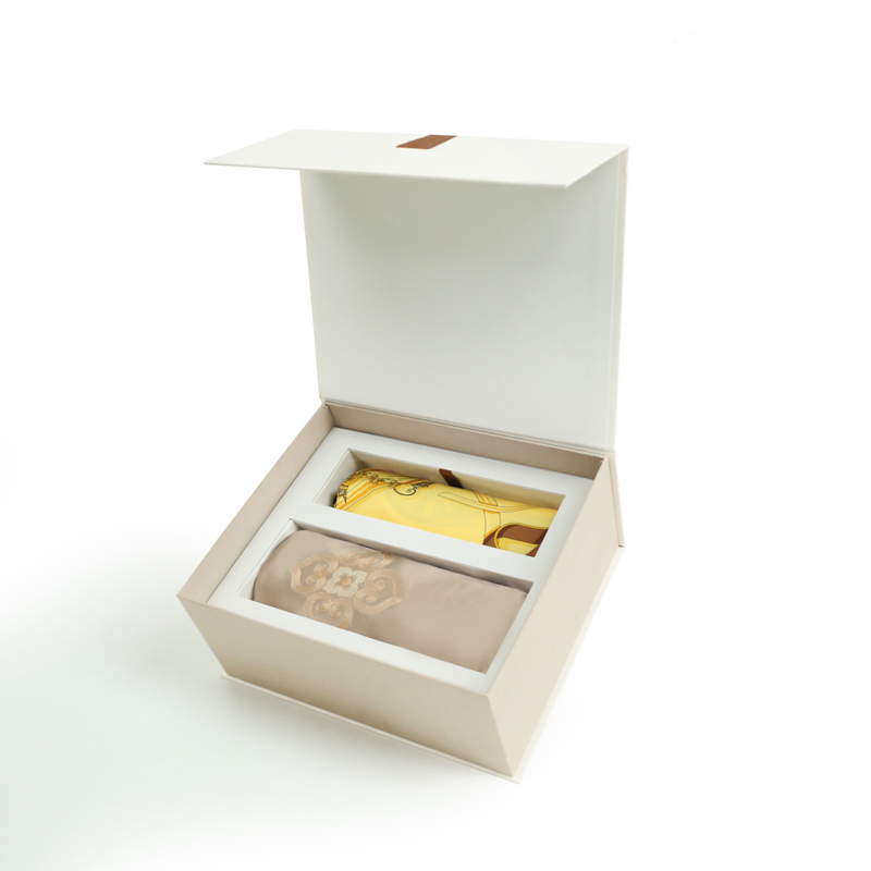 100% Mulberry Custom Embroidery Logo 22 Momme Custom 100% Silk Pillow Case Gift Set