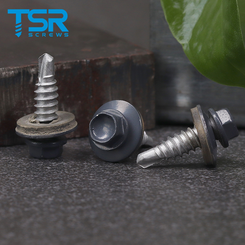 China Manufacture Ruspert Dacromet HWF Head Self Drilling Screw With Flange