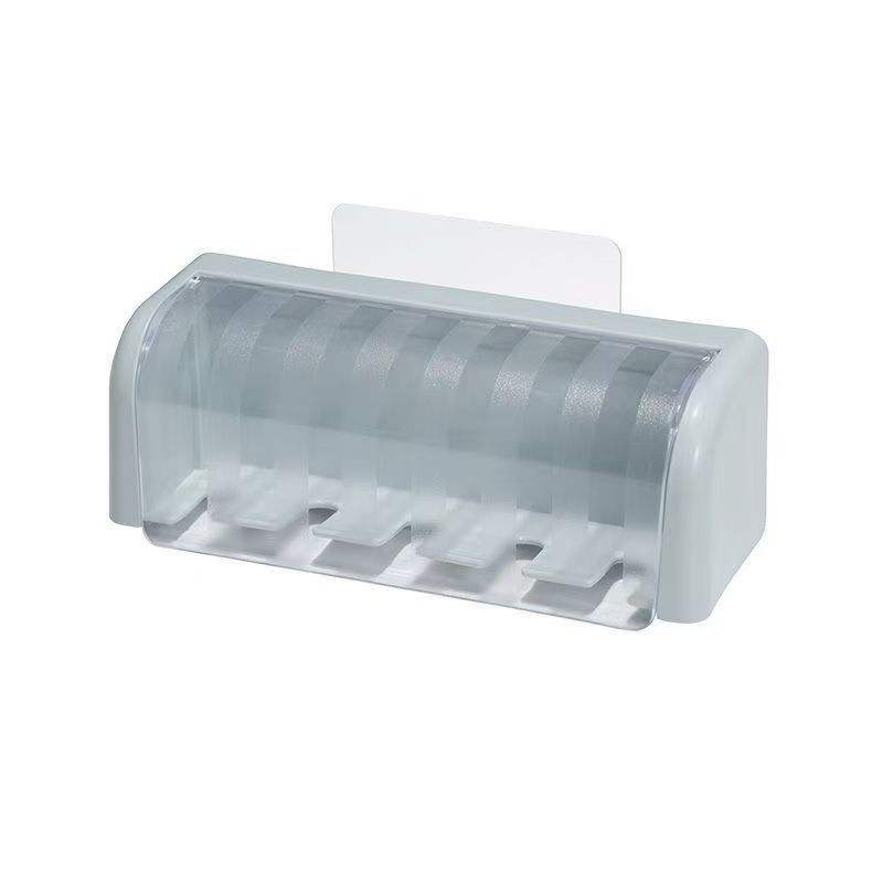 Japanese Style Bathroom Minimalist Toiletries Storage Rack Box Waterproof Toothbrush Holders