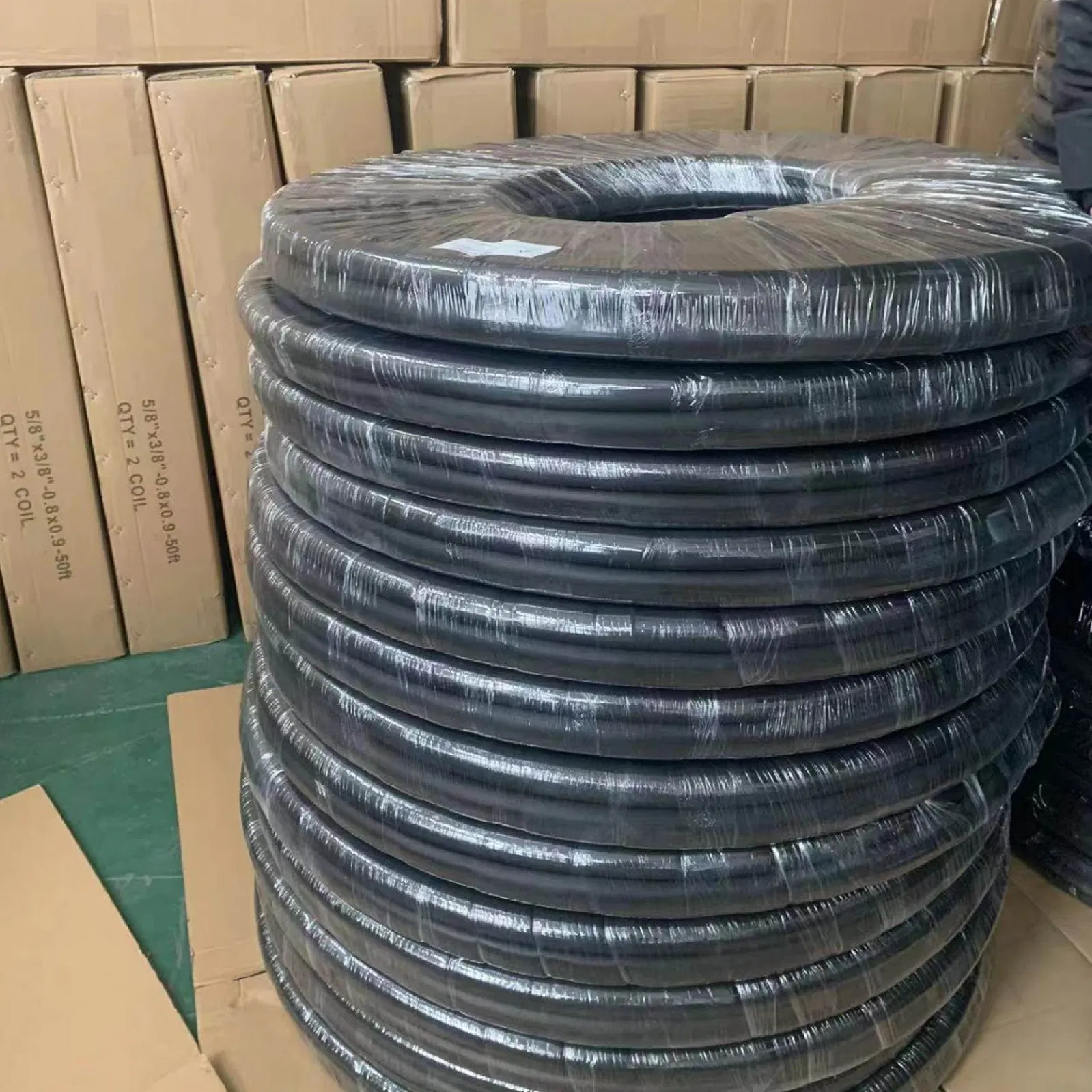 50FT 164FT Black Rubber Insulated Copper Line Set