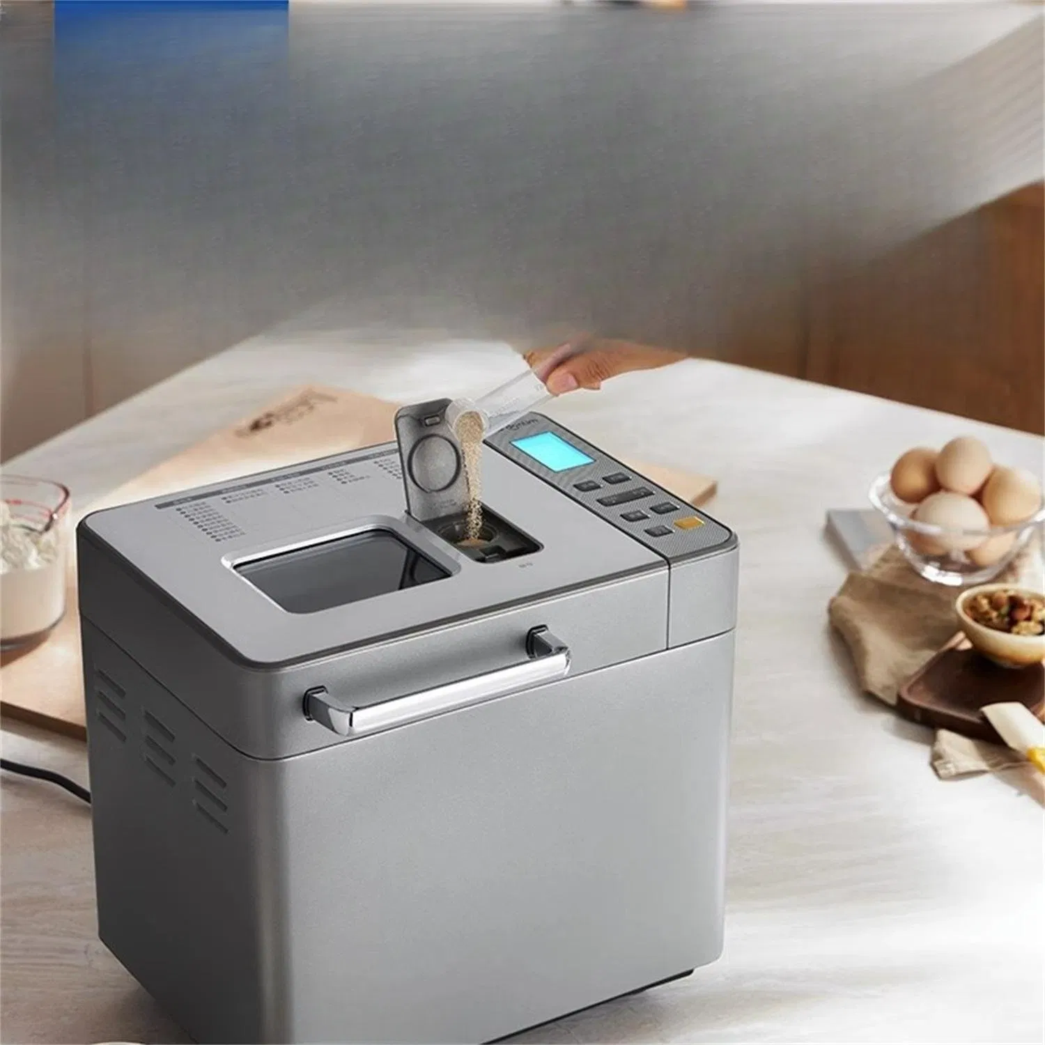 Household Fully Automatic Small Kneading Dough Fermentation Intelligent New Bread Machine