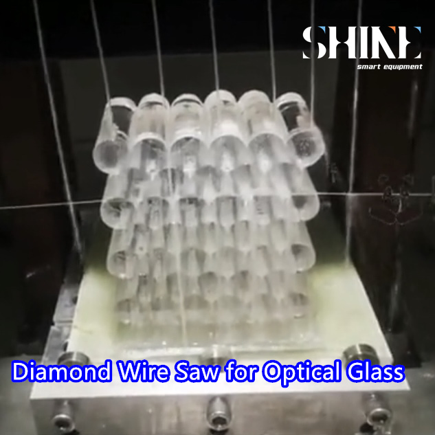 Компактная алмазно-проволочная пила для оптического стекла