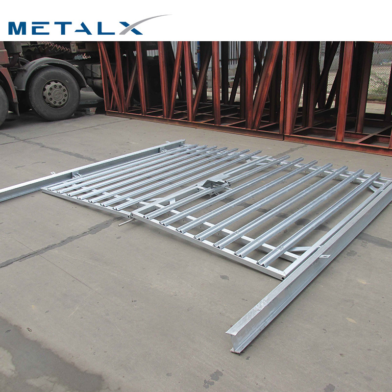 Europe Durable Heavy Duty Galvanized Steel 2.4m Perimeter Powder Coated Sheet Metal Fence Panel Angle Bar High Security Palisade Fence for Wrought Iron Balcony