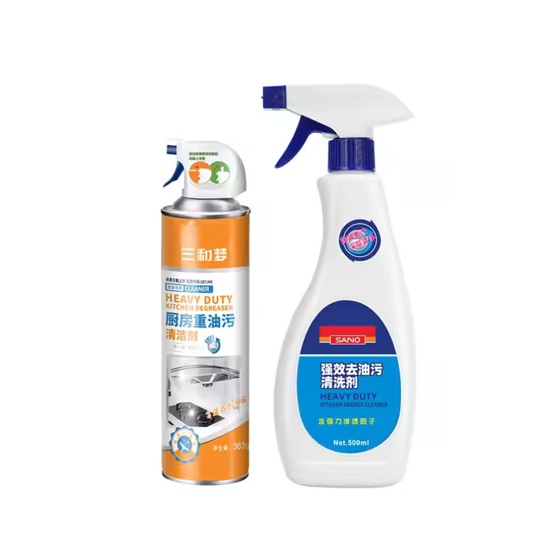 Sanvo Kitchen Cleaner Heavy-Duty Oven Sink Stainless Steel Cleaner Grease and Oil Stain Foam Cleaner