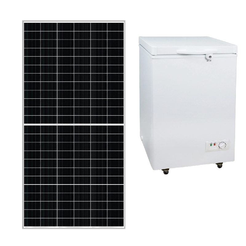 Beach Bar Ice Cream Low-Consumption Solar Chest Inverter Freezer