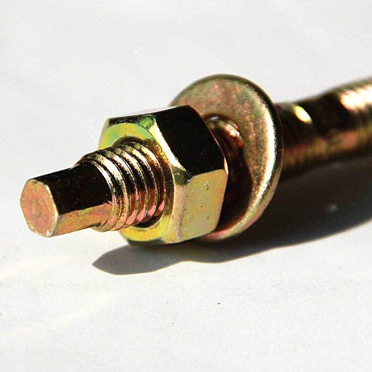 Анкерный болт M24 оцинкованный, углеродистая сталь