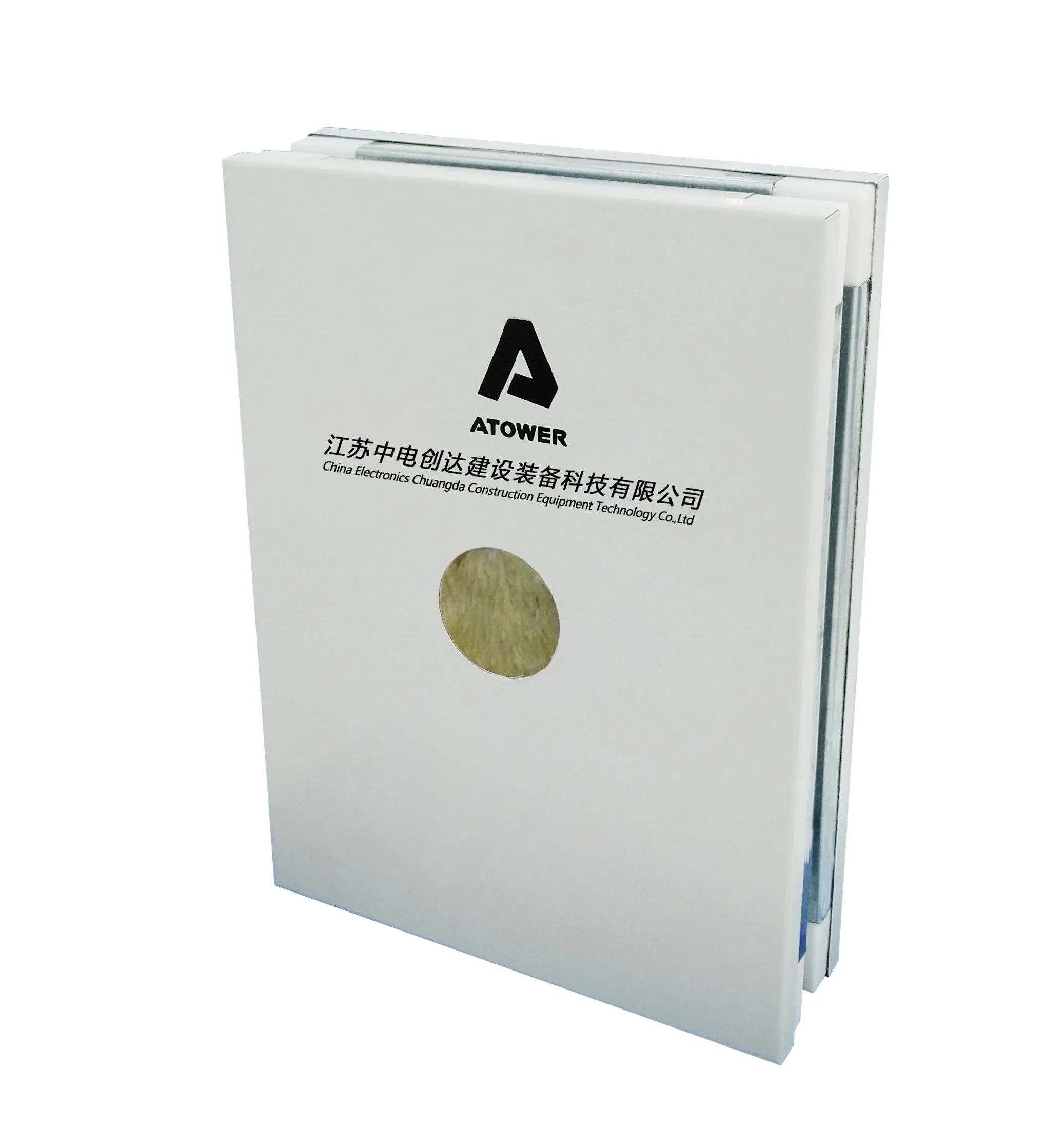 100mm-Thick MGO Rock Wool Sandwich Panel