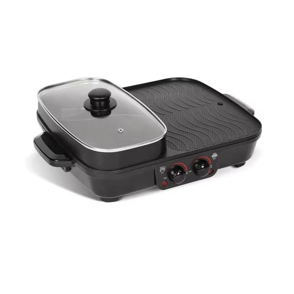 2 in 1 Kitchen Electric Appliance Cooker Electric Hot Pot Electric Multi Cooker Hot Pot