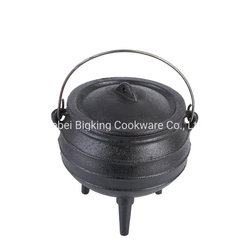 Superior Quality South Africa Cast Iron Potjie Pot, Cast Iron Fire Pot