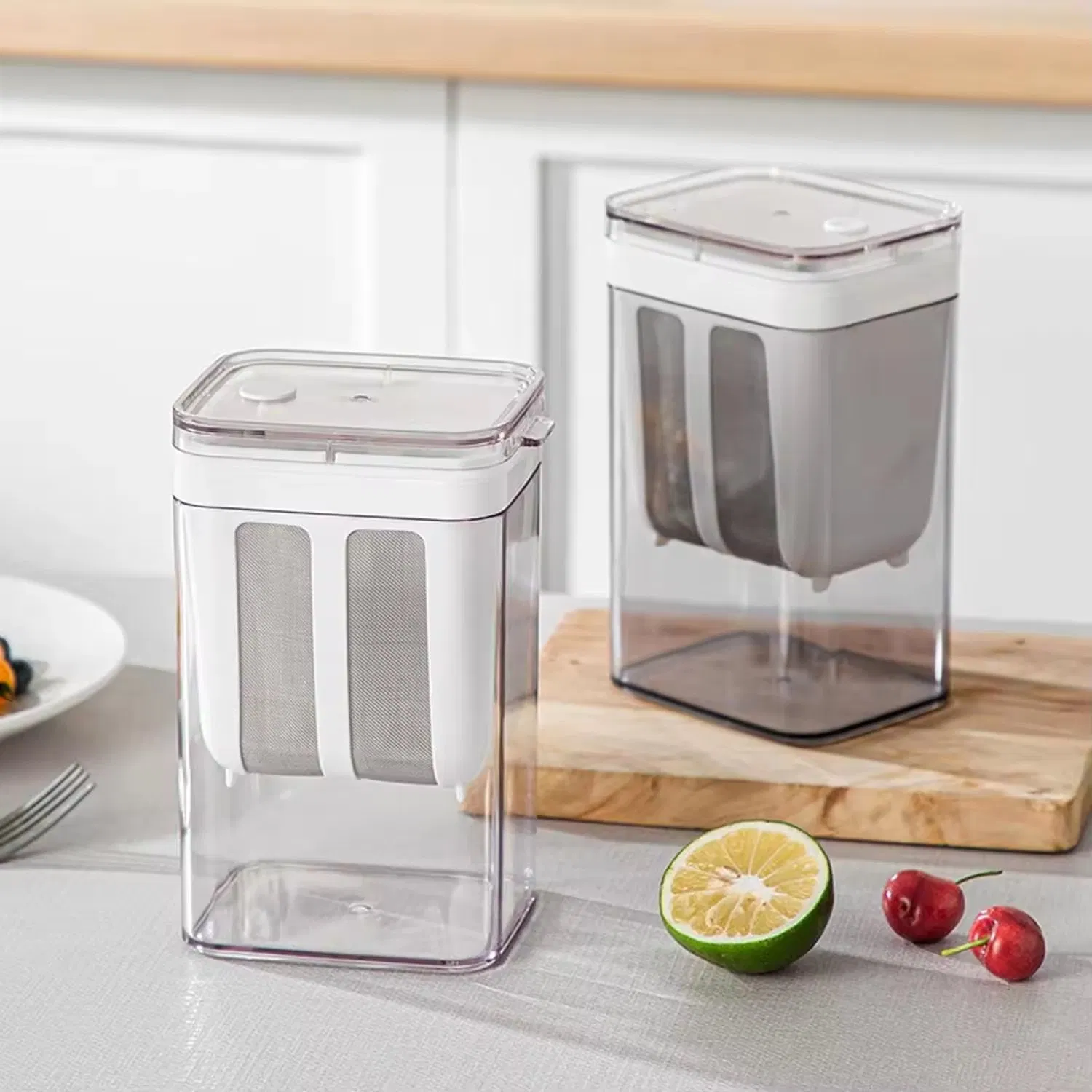 1100ml Yogurt Maker Strainer Multipurpose Yogurt Filter with Fine Mesh Bag Lid Reusable Greek Yogurt Pouch Filter