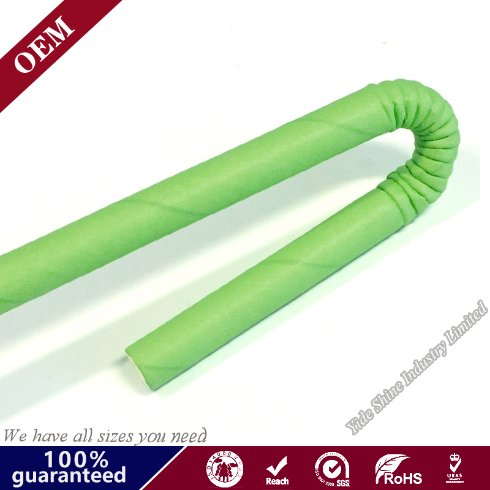 Food Grade U Bend Paper Straws U Shaped Bendable Paper Straw Box Milk Juice Bag Straw