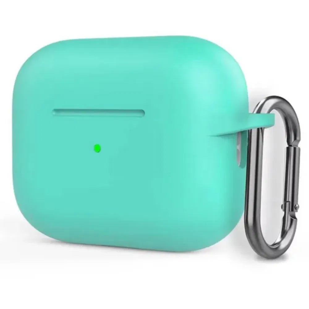 Suitable for Air Pods PRO3/2 a Pple Bluetooth Headset Silicone Solid Color One-Piece Thickened Protective Cover