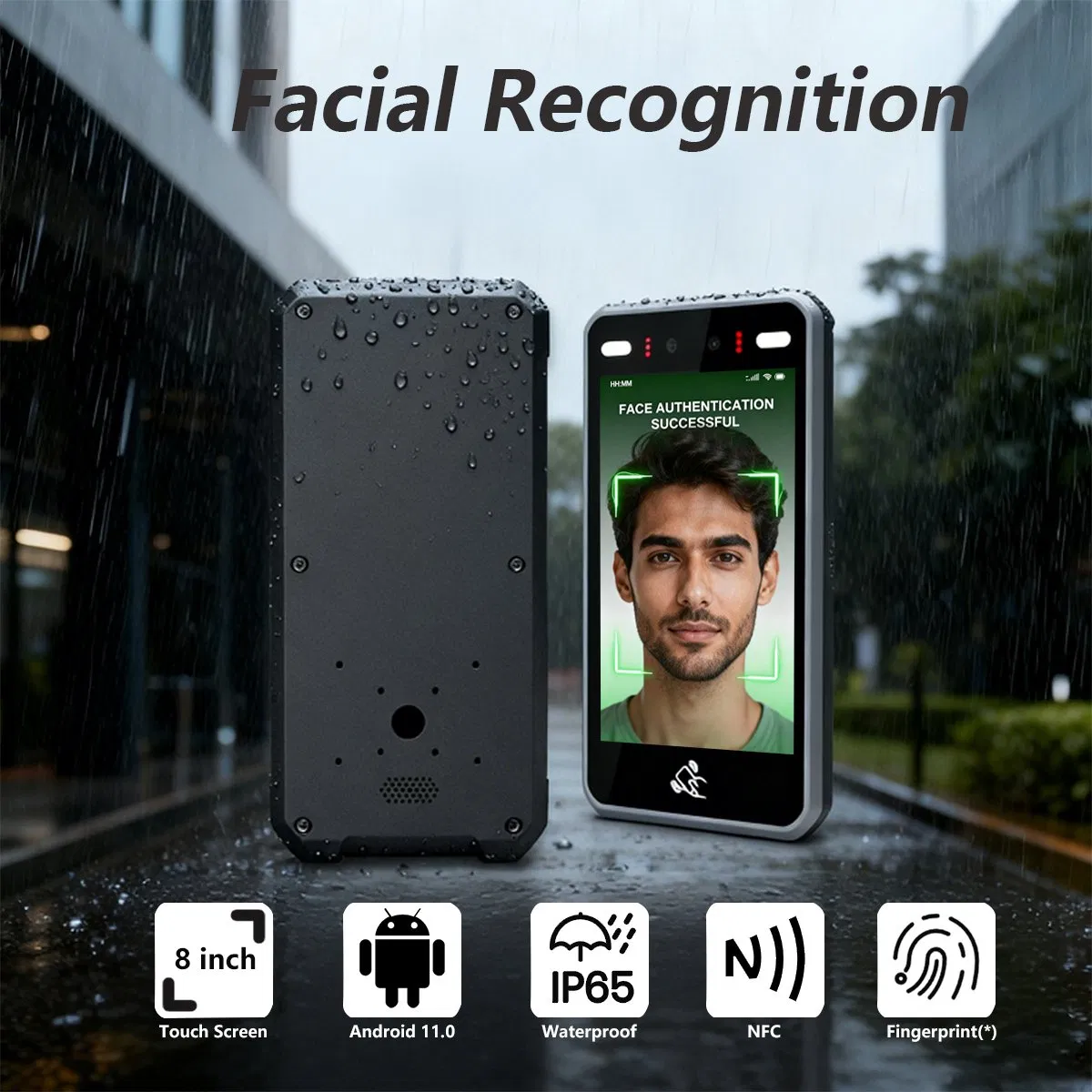 Suntek Home and Office Access Control Door Lock Android 11.0 Face Recognition System