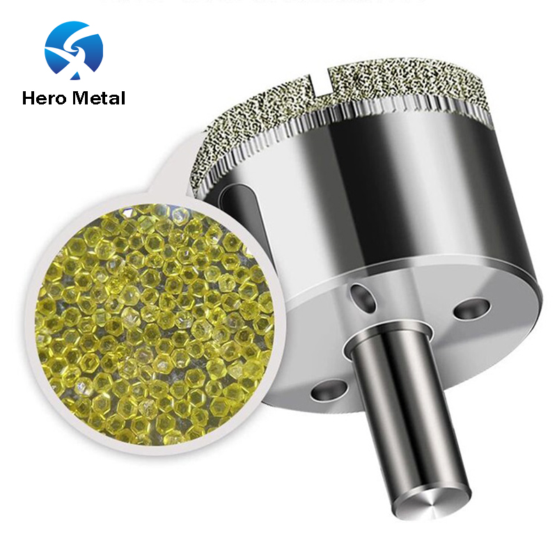 Hole Opener European Quality Diamond Crowns Marble Porcelain Vacuum Brazed Core Coring Ceramics Drilling Hole Saw Cutter Bits Set Tiled Glass Hole Opener