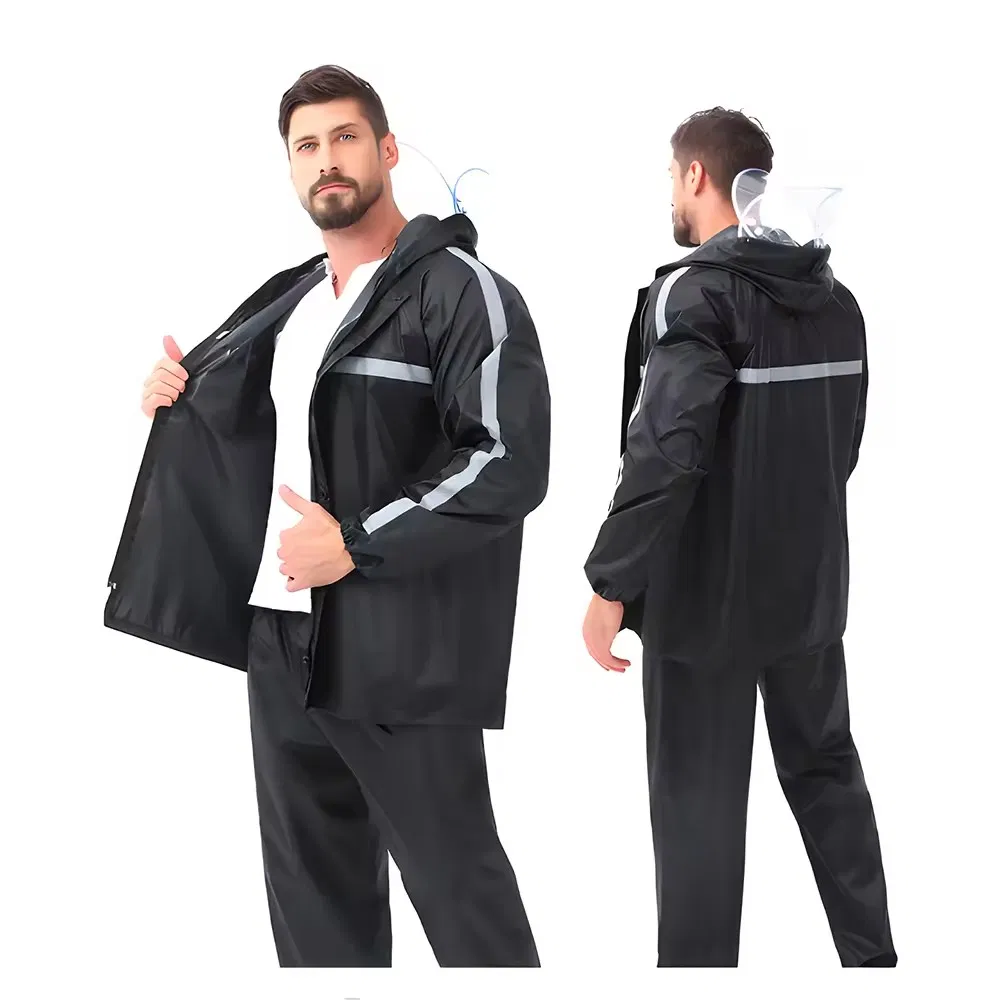 Lightweight Packable Raincoat for Hiking and Travel Adventures