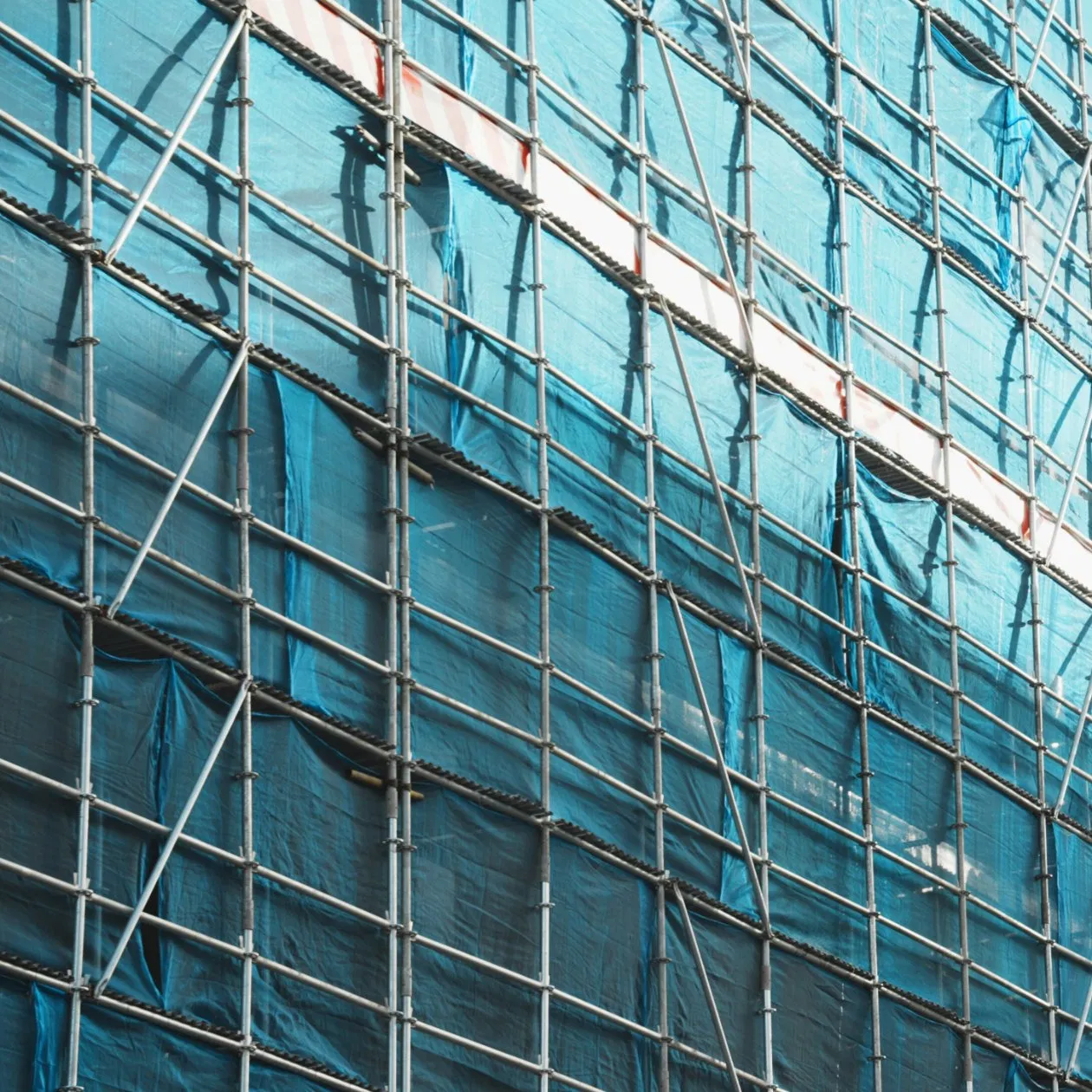 Virgin HDPE UV-Stabilized Tear-Resistant - High-Rise Construction Scaffolding Net