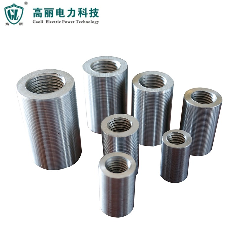 Parallel Thread Rebar Coupler Rebar Mechanical Connector Threaded Rebar Sleeve Steel Rebar Coupler